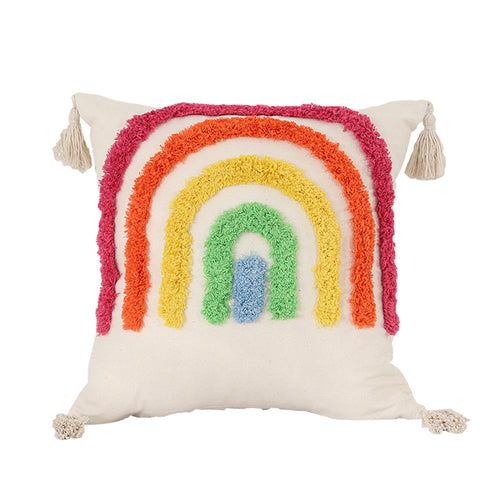 Bohemian Bed Breakfast Style Luxury Tufted Cushion Pillow Cover