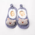 Feather Yarn Baby Cartoon Doll Non-slip Socks