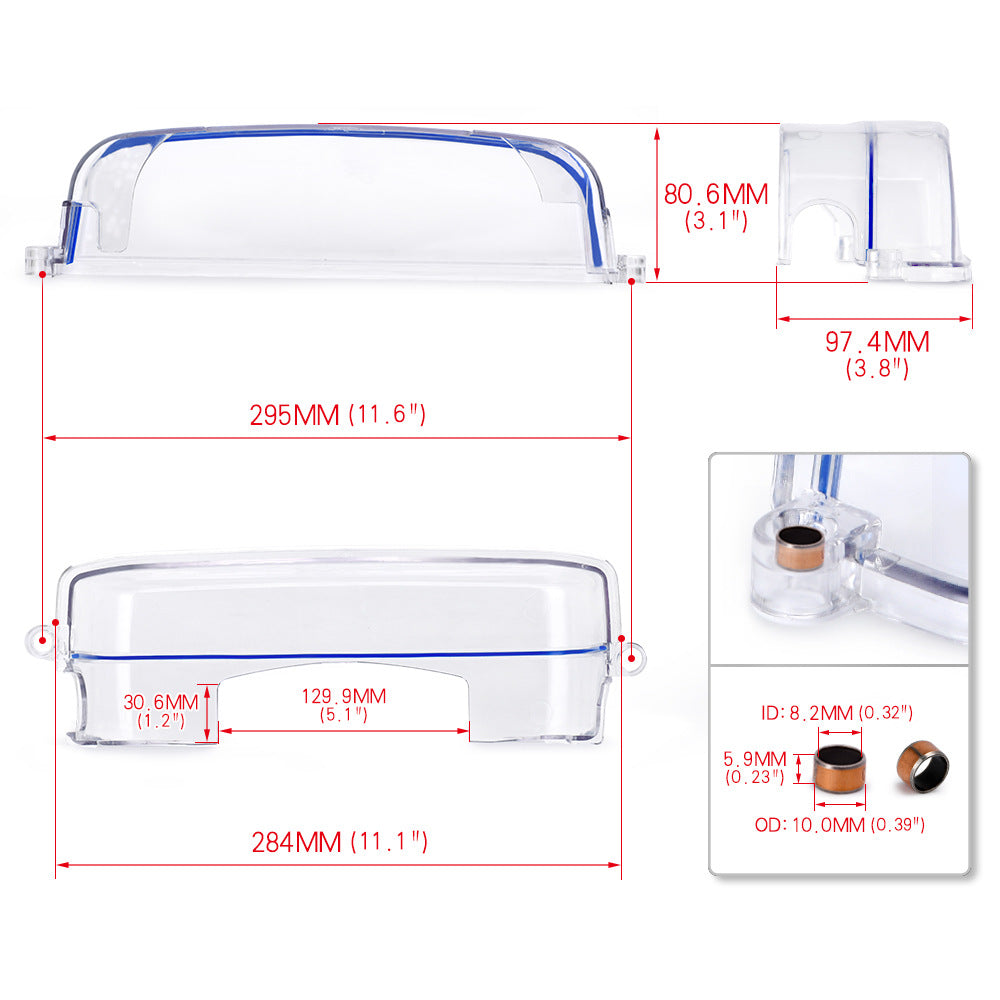Car Retrofit Transparent Gear Cover