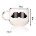 Cute Zip-top Glasses For Creative Moustache Cups