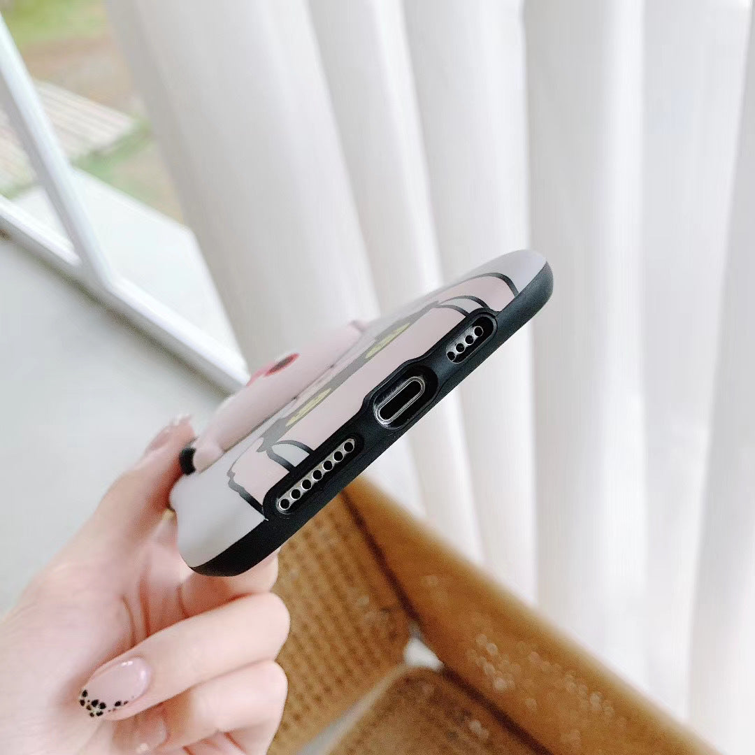 Compatible with Apple , Three-Dimensional Silicone Suitable For Apple 11pro Max Mobile Phone Case