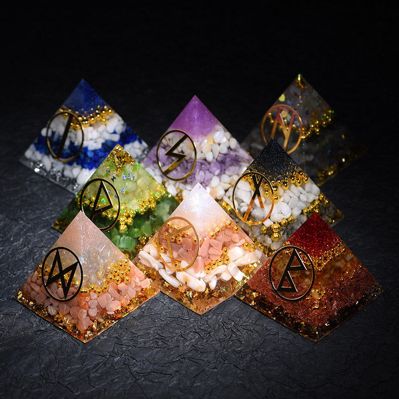Crystal Gems Ornaments  Lucky Fortune Transfer Aogang Energy Tower Jewelry