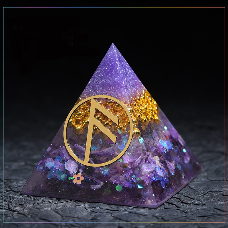 Crystal Gems Ornaments  Lucky Fortune Transfer Aogang Energy Tower Jewelry