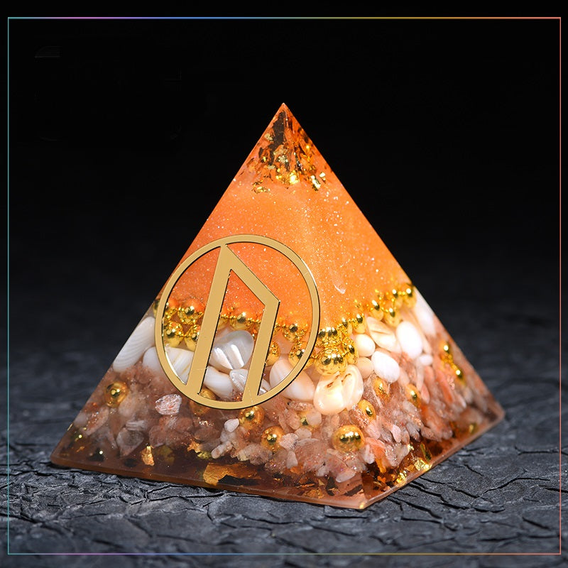 Crystal Gems Ornaments  Lucky Fortune Transfer Aogang Energy Tower Jewelry