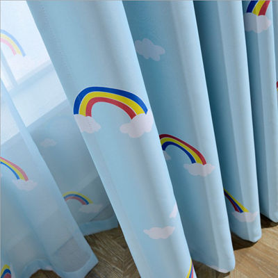 Rainbow Children Boys And Girls Bedroom Curtain Cloth