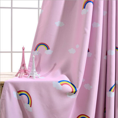 Rainbow Children Boys And Girls Bedroom Curtain Cloth