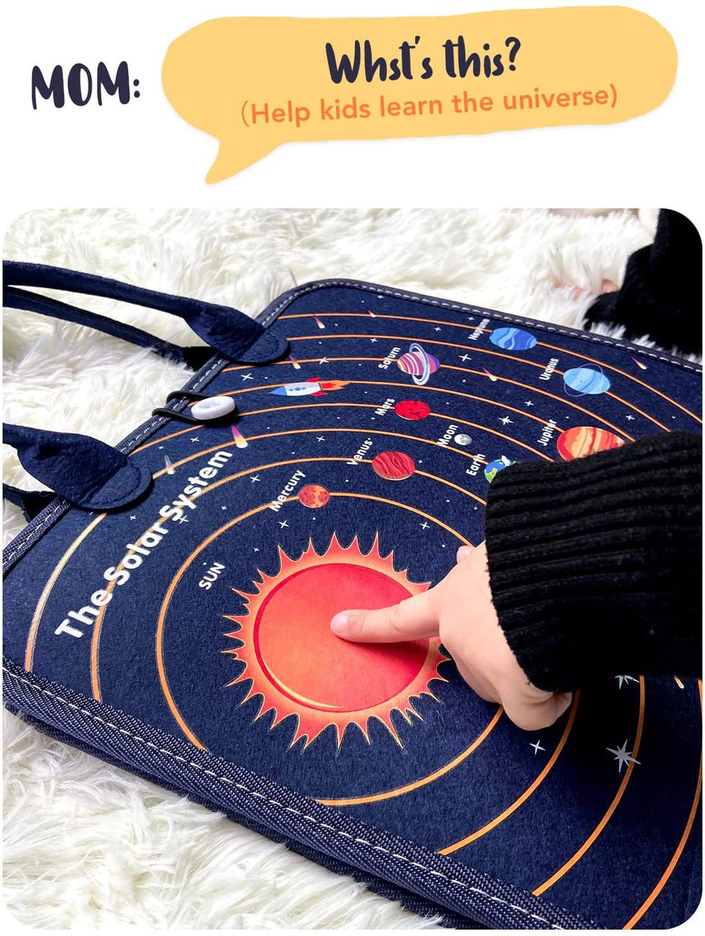 Montessori Clothing Handbag Teaching Aids Storage Children's Educational Toys Training Early Childhood Education Toys