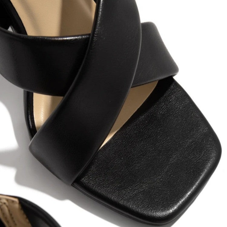Women's Summer Casual Stiletto Plus Size Comfortable Heels
