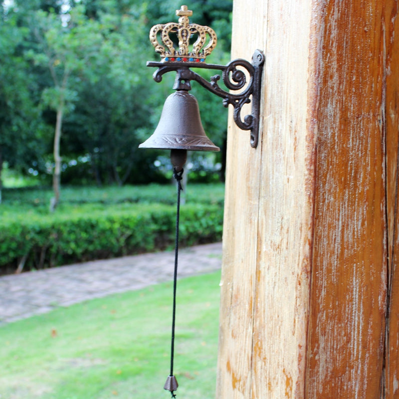 Doorbell with cast iron plate