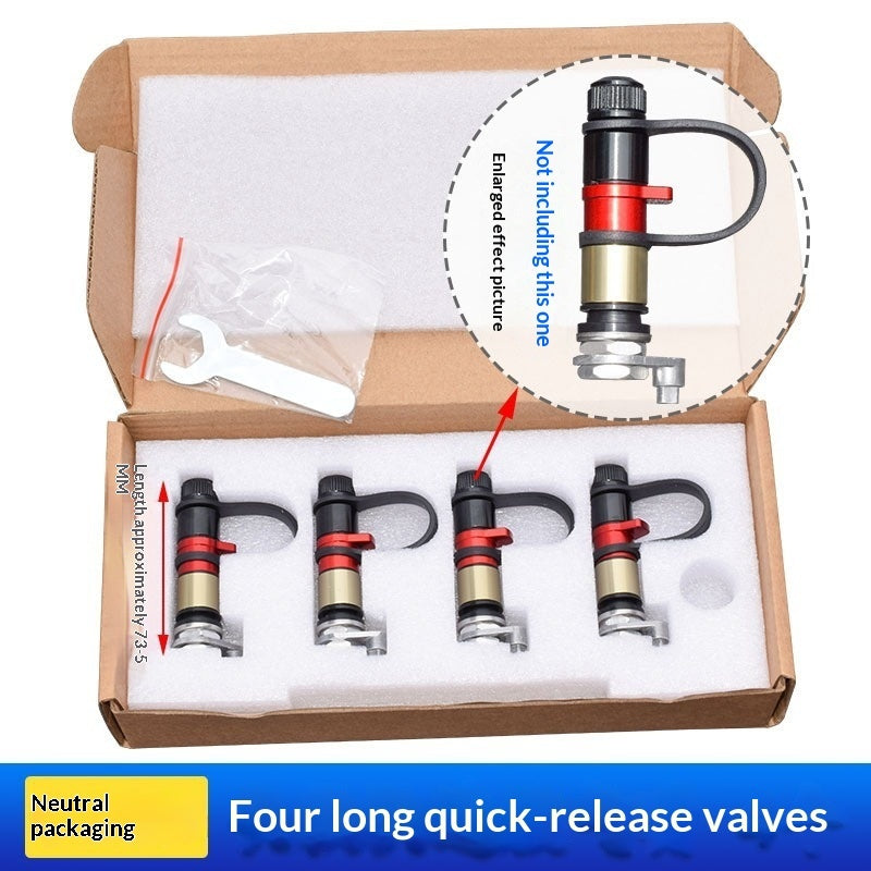 Off-Road Tire Deflation Valve For Rapid Air Release In The Desert