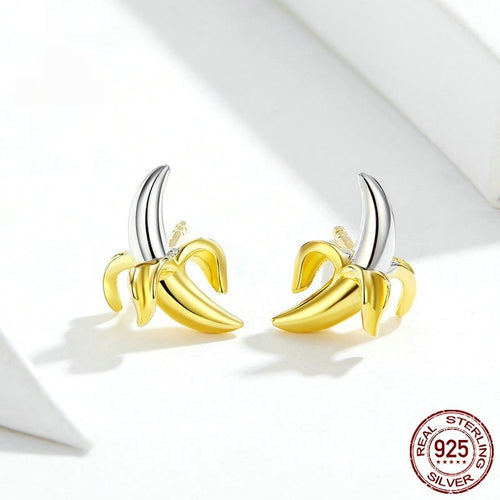 Banana Cute Cute Temperament Earrings