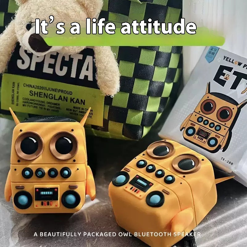 Subwoofer High Sound Quality Portable Owl Bluetooth Speaker