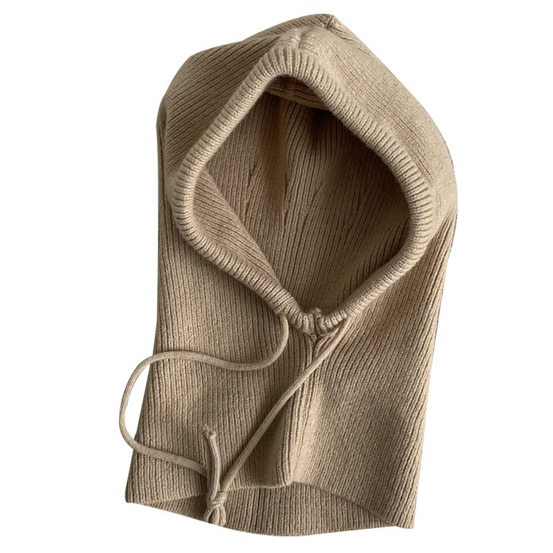 One-piece Knitted Wool Bandana Cap