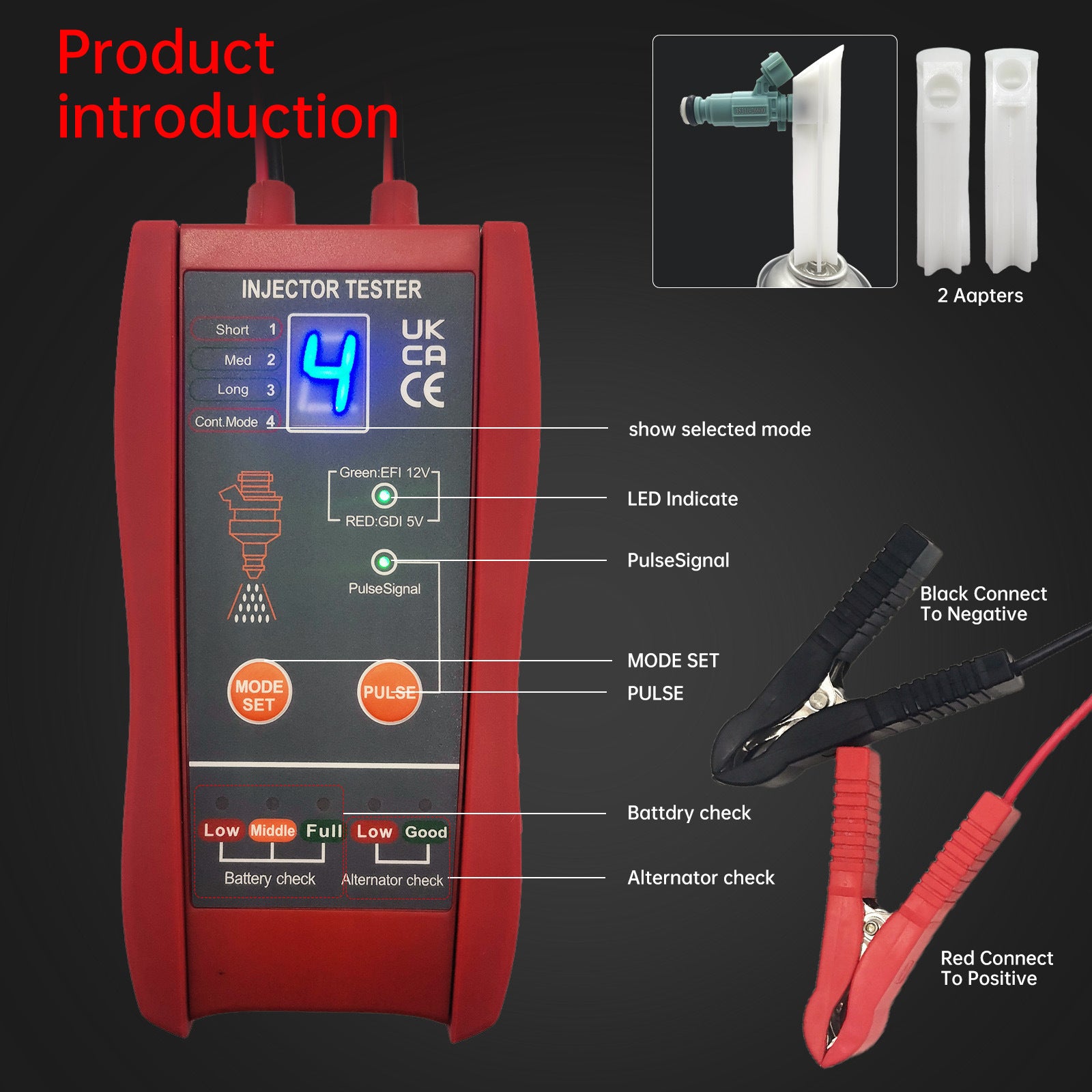 Maintenance Tool For Automobile Fuel Injector Detector