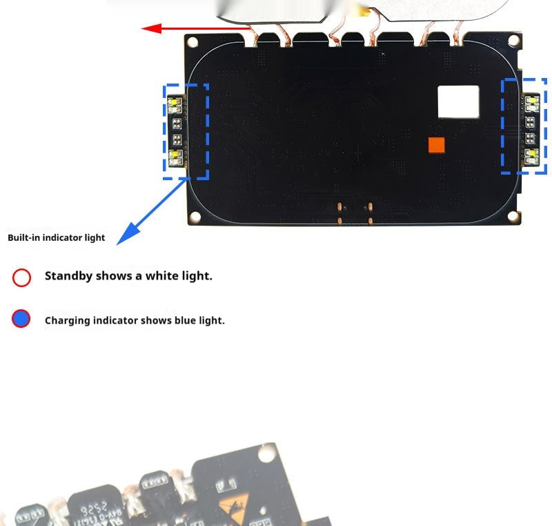 In-vehicle 22W Three-coil Wireless Charging Module
