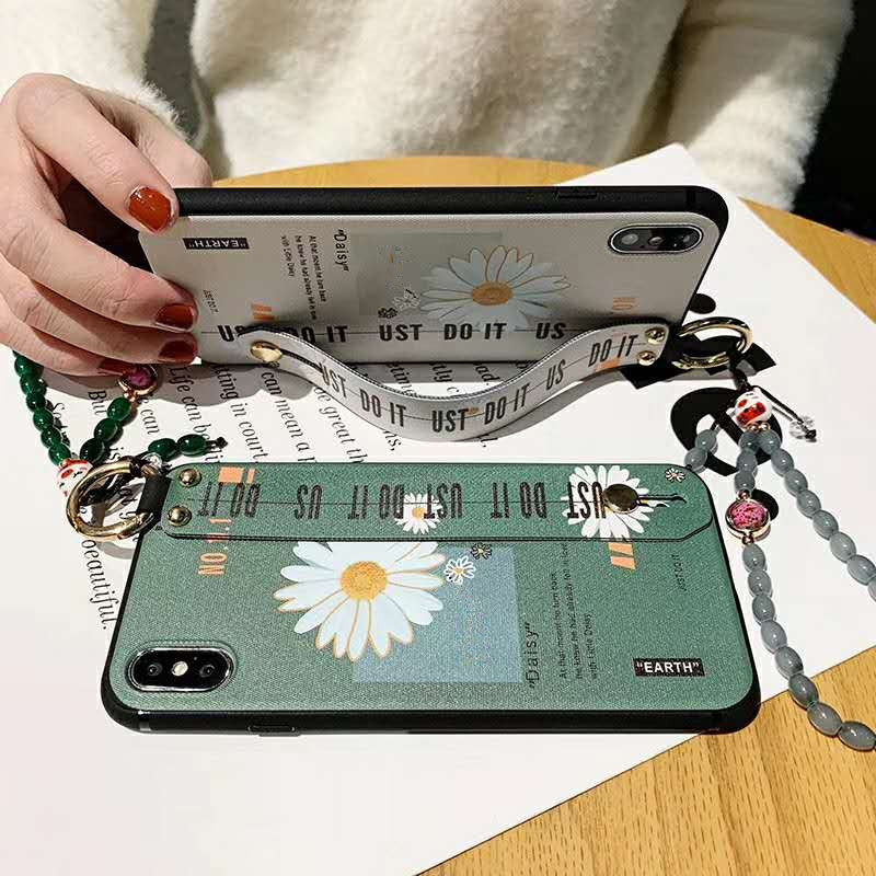 Literary Daisy Wristband Phone Case