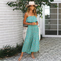Bohemian Large Floral Sling Split Skirt