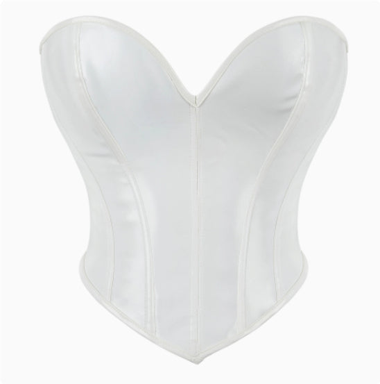 Women's Fashion Zipper Belly Tube Top Corset