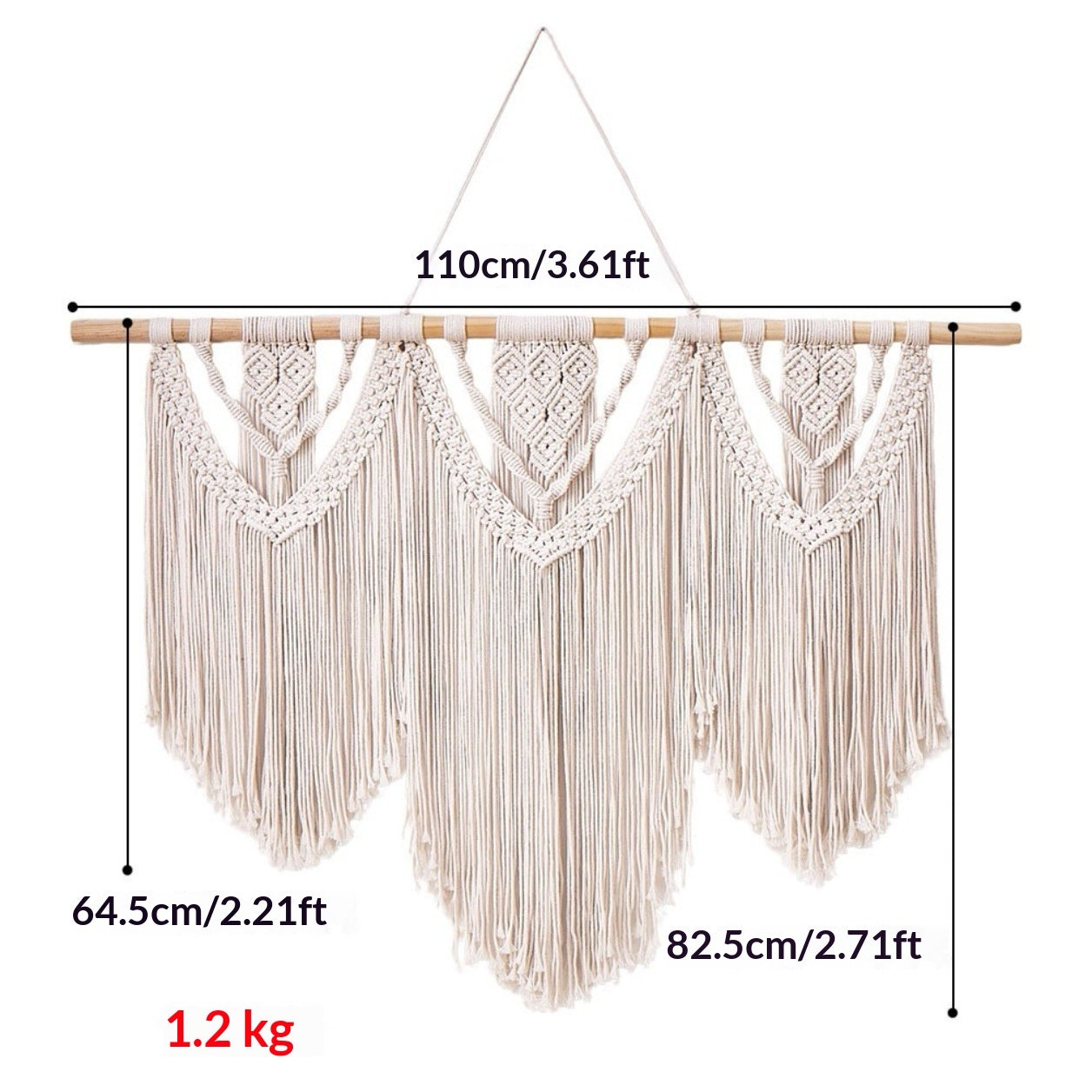 Hand-woven Large Size Detachable Tapestry