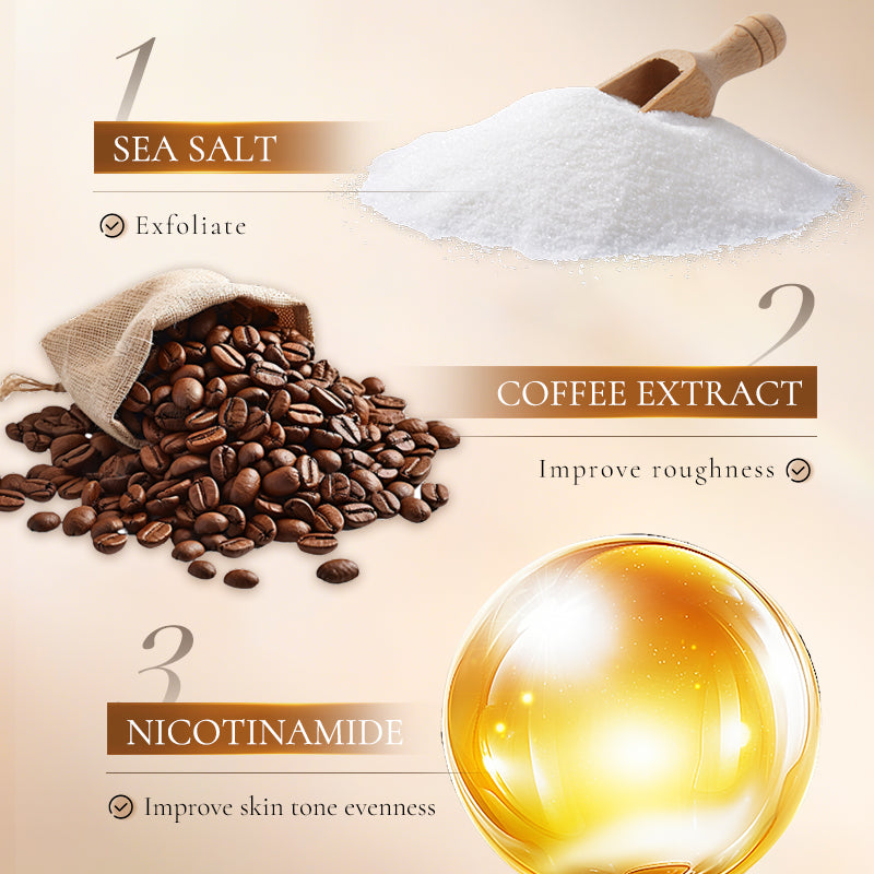 HUNMUI Han Lun Mei Yu Sea Salt Coffee Body Scrub 460g