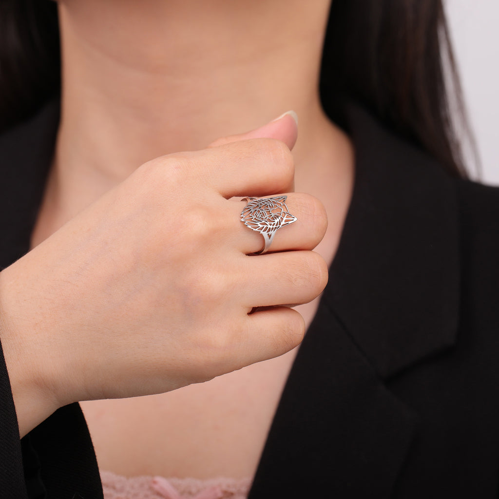 Men's Adjustable Animal None Ring