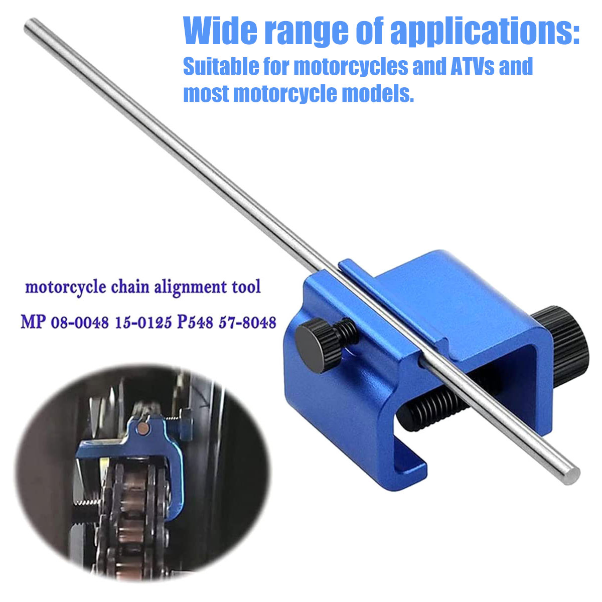 Motorcycle Chain Alignment Tool