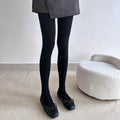 Womens Retro Low-Pressure Coffee Velvet Tights For FallWinter
