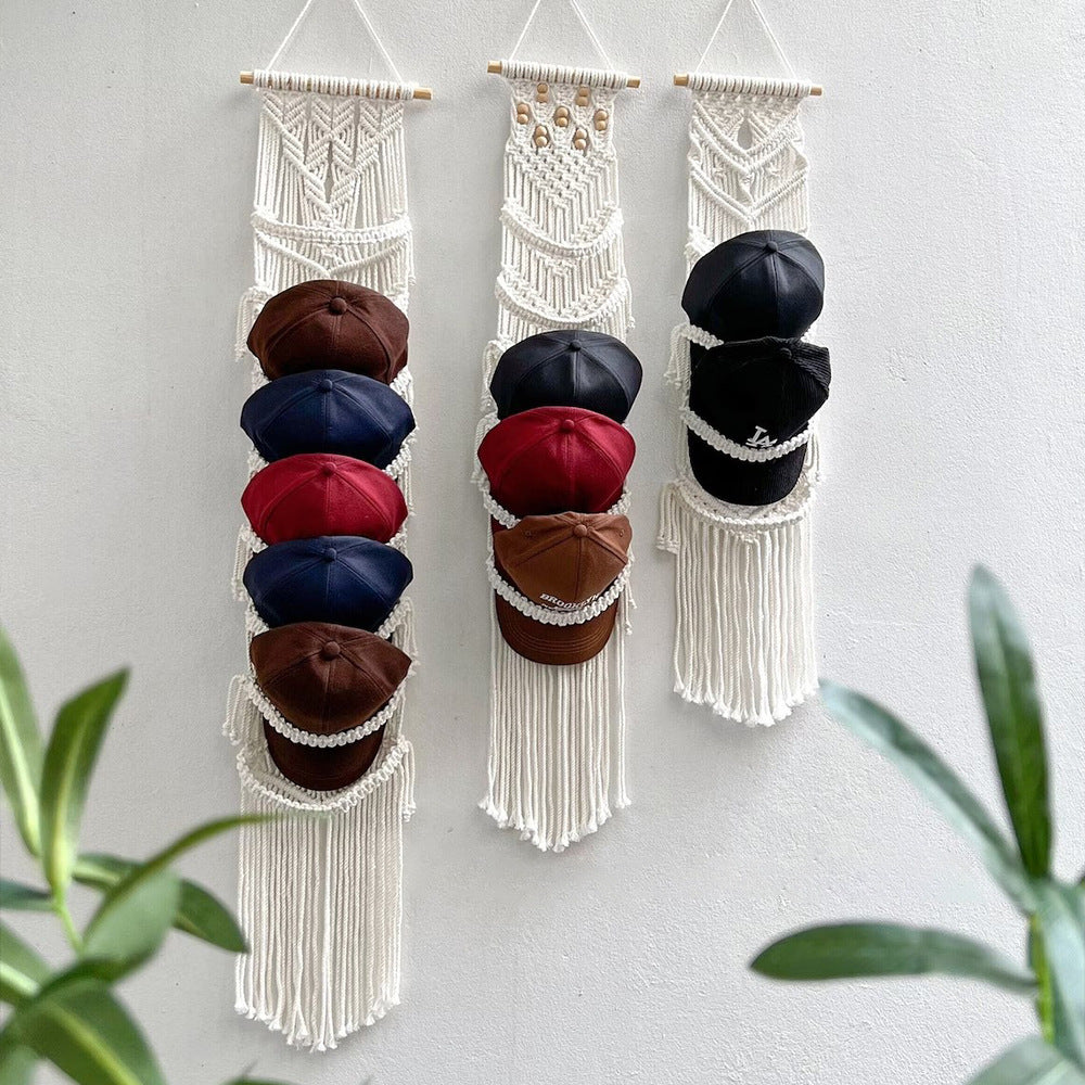 New Hand-woven Tapestry Cap Storage