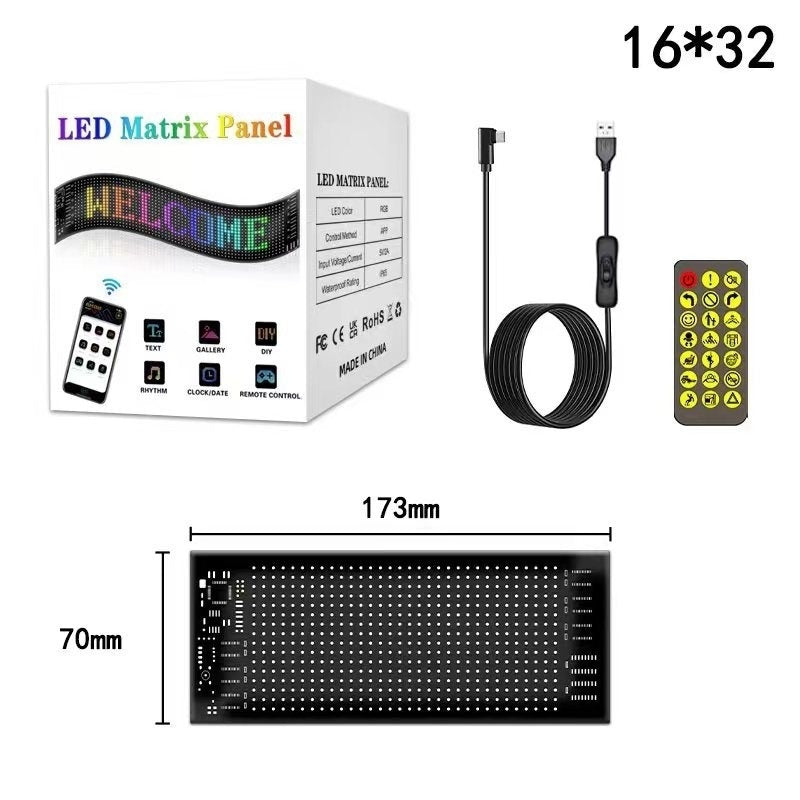 Car Flexible Advertising Bluetooth Smart Screen
