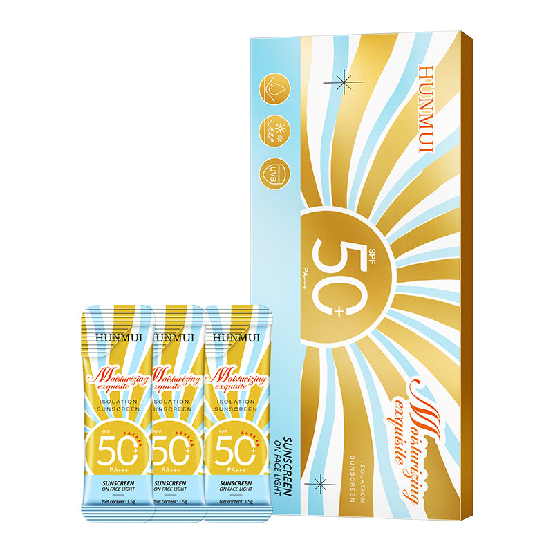 HUNMUI Bare Skin Isolation Sunscreen 1.5gx30 Packs