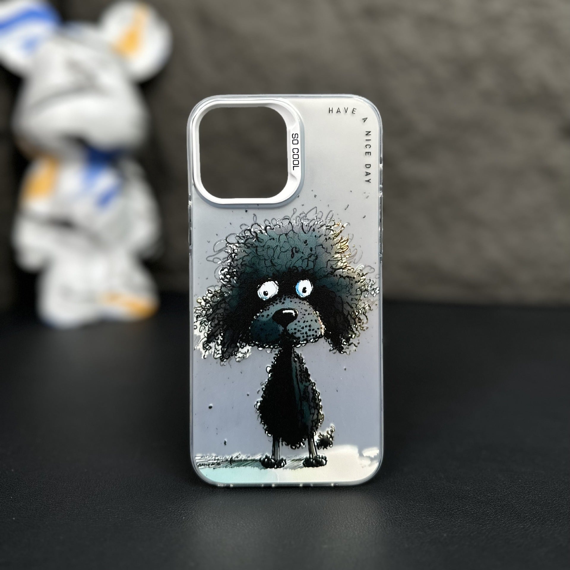 Personalized Silver Cat Phone Case