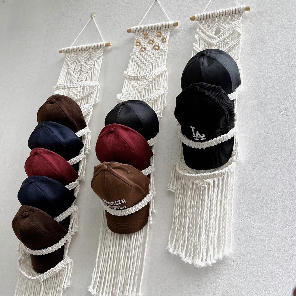 New Hand-woven Tapestry Cap Storage