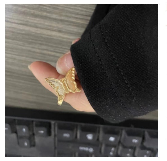 Sweet Butterfly Spinning Ring