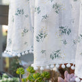 Tassel Curtain Kitchen Short Curtain Floating Window Coffee Curtain