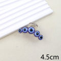 Blue Devil's Eye Hair Claw Headdress