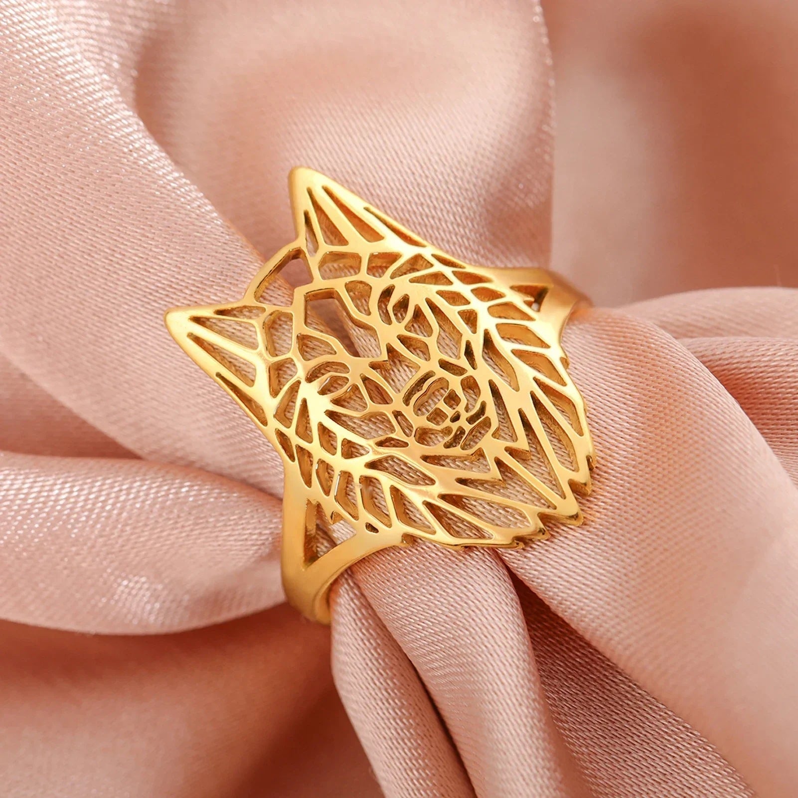 Men's Adjustable Animal None Ring