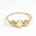 Natural Aobao Ring Horse Eye Olivine High-grade Feeling