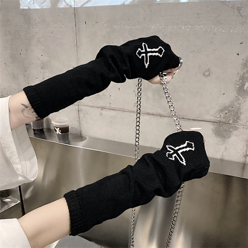 Half Sleeve Warm And Sunscreen Knitted Sleeve Fashion Jewelry