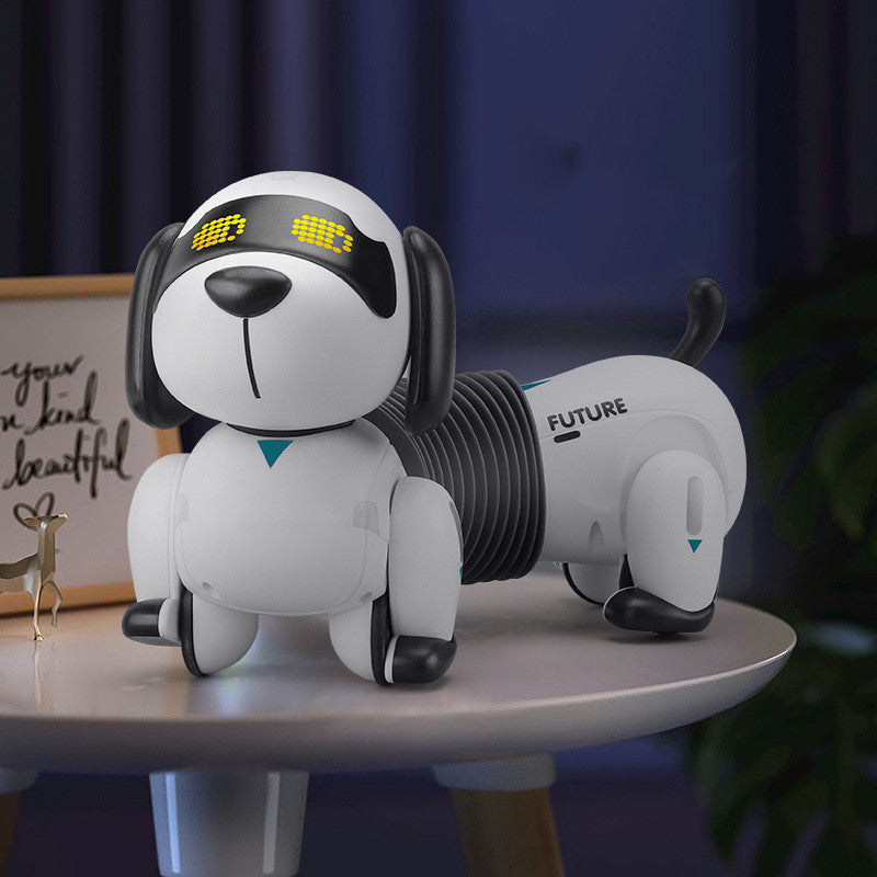 Simulation Robot Dog Retractable Stunt Children Toy Dog