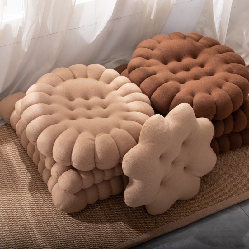 Biscuit Cushion Pu Office Dining Chair Seat Cushion Chair Cushion