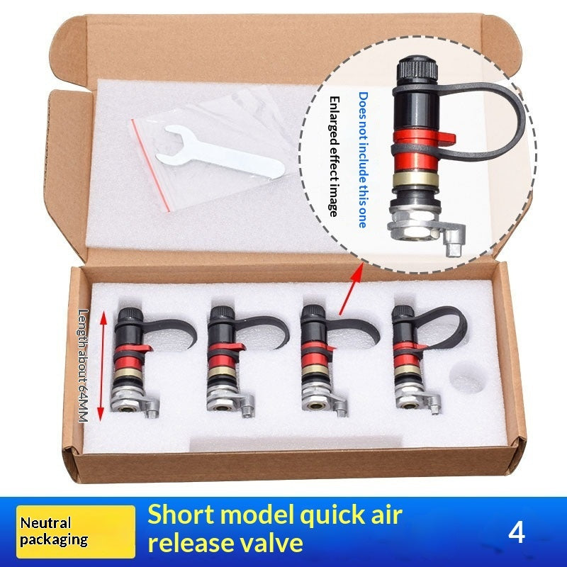 Off-Road Tire Deflation Valve For Rapid Air Release In The Desert