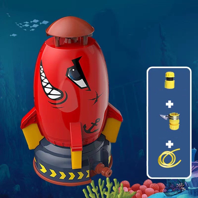 Rocket Launcher Toys Outdoor Rocket Water Pressure Lift Sprinkler Toy  Interaction In Garden Lawn Water Spray Toys For Kids Summer Gadgets
