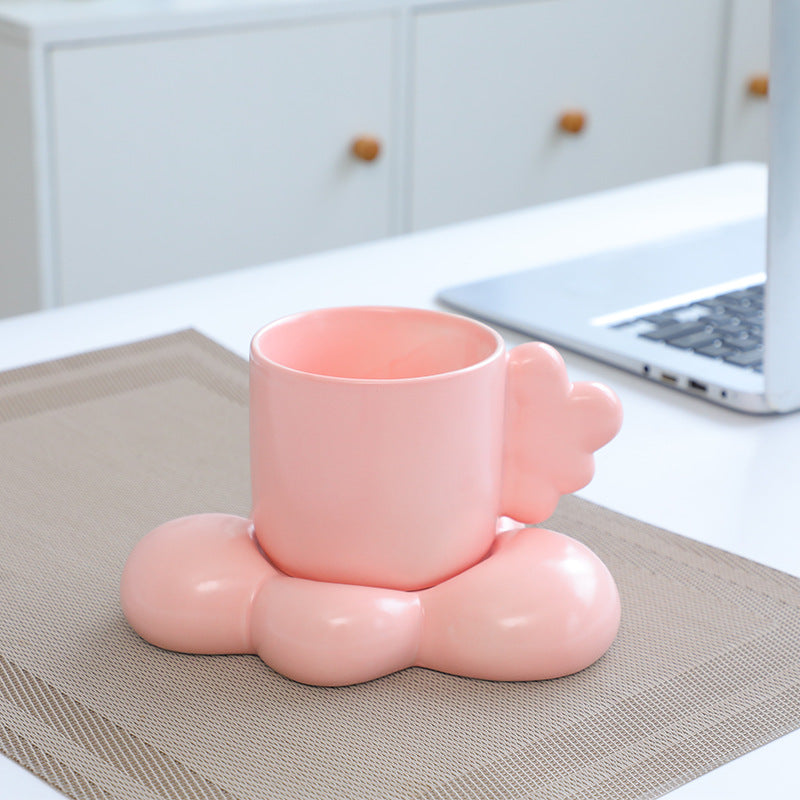 Lovely Ceramic Coffee Cups And Saucers