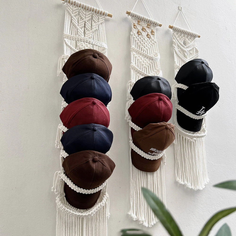 New Hand-woven Tapestry Cap Storage