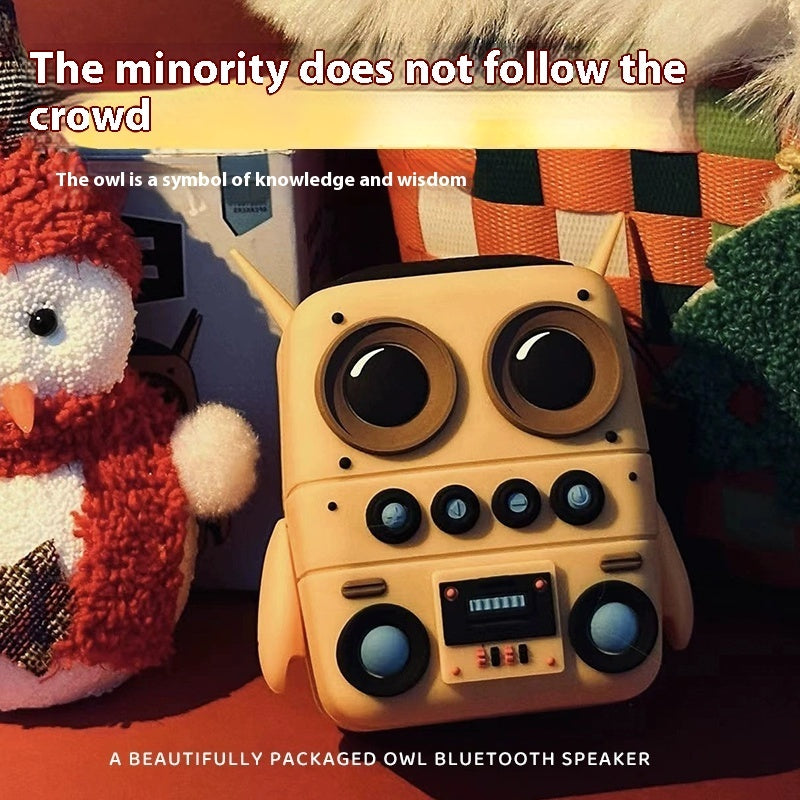 Subwoofer High Sound Quality Portable Owl Bluetooth Speaker