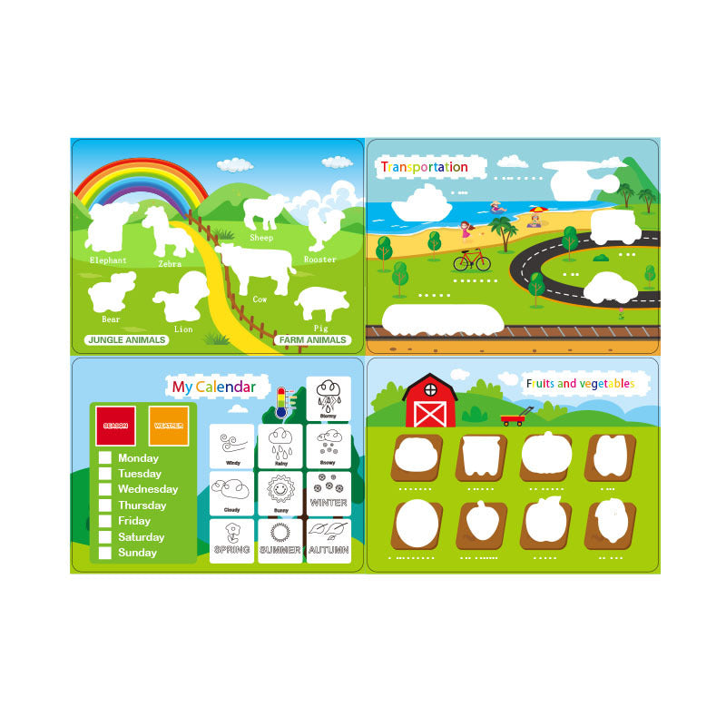Enlightenment Early Education Children Flip Book Toy