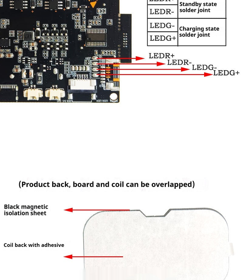 In-vehicle 22W Three-coil Wireless Charging Module