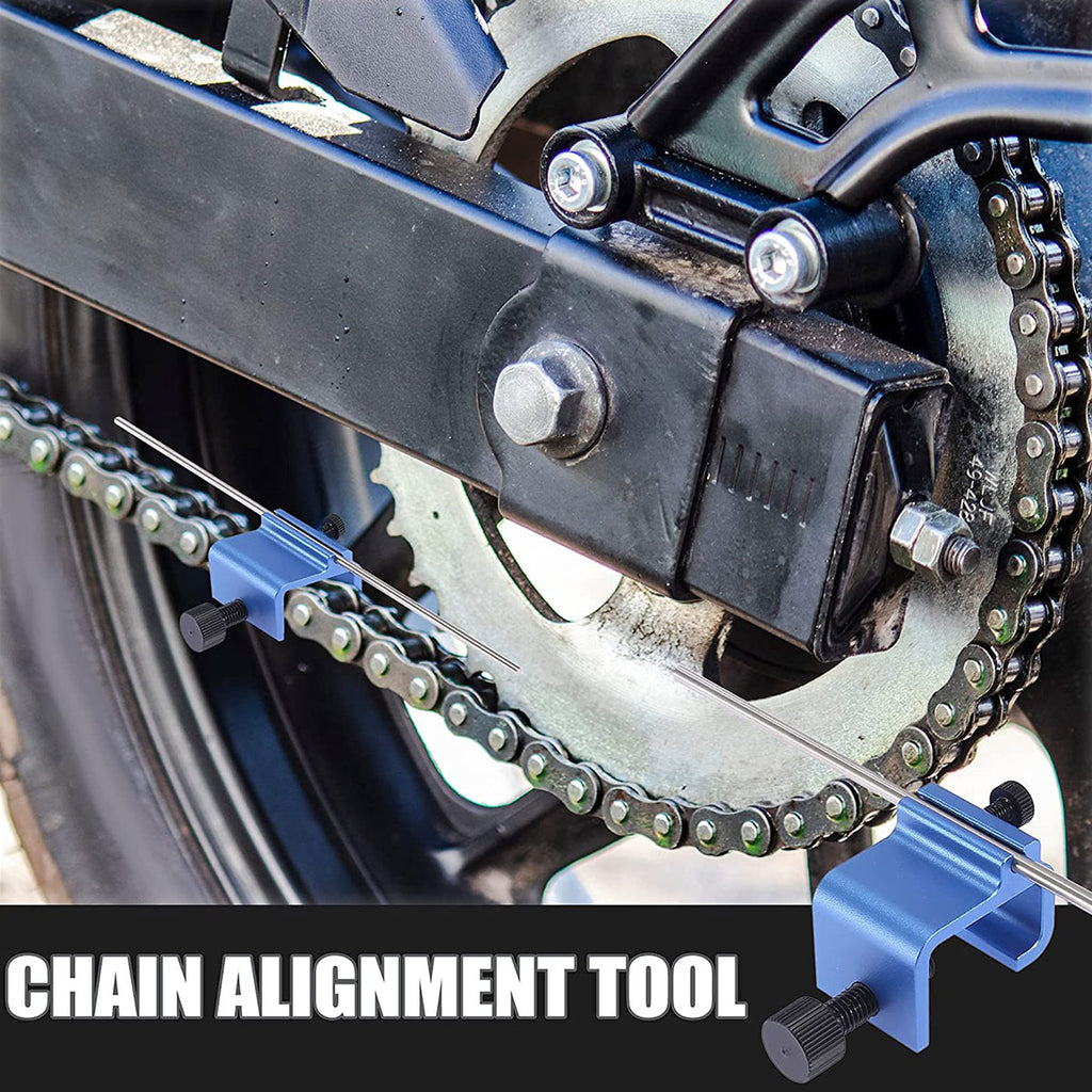 Motorcycle Chain Alignment Tool