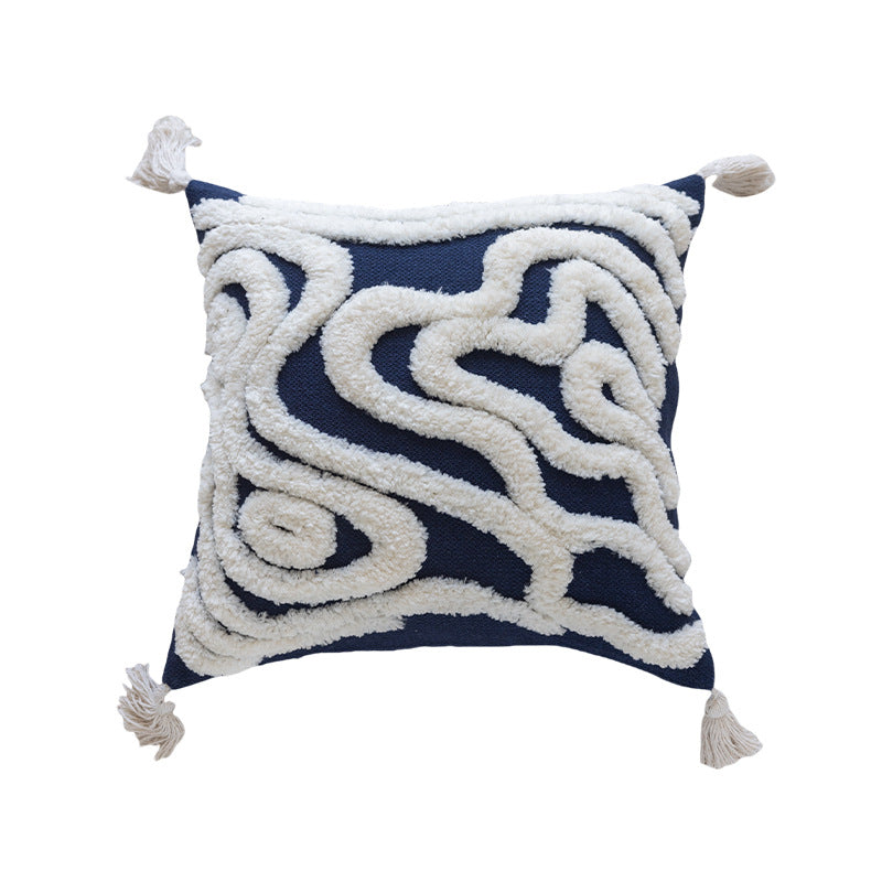 Nordic Style Sofa Pillow Cases Soft And Comfortable Fashion Simple And Compact Cotton Pillow Case